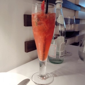 limonada de fresa