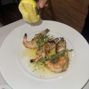 Langostinos jumbo a la brasa
