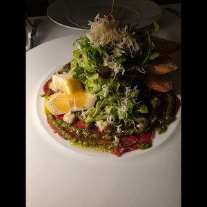 Carpaccio de ternera ahumado