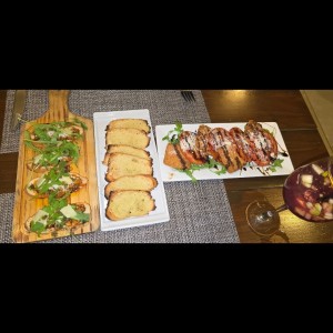 Bruschettas - Bruschetta de Pulpo