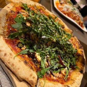 Pizza de salmon
