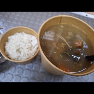 sopa de lentejas con arroz