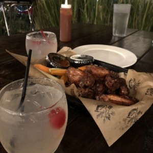 Alitas Ahumadas - Margarita clasica