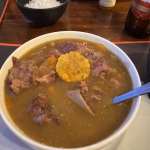 Sopa de costila ahumada 