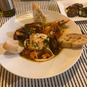 Cazuela de mariscos
