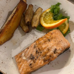 Salmon con papas 