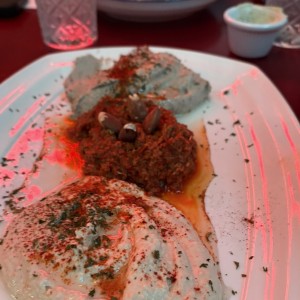 Hummus con pan Pita