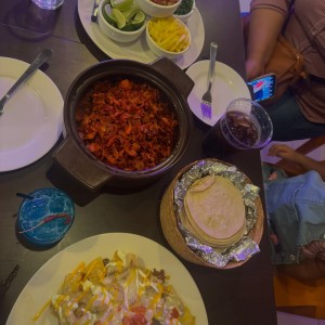 Nachos Combinados, 1 kilo de tacos al pastor