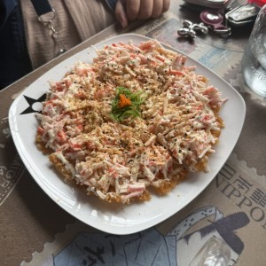 Pizzas Crocantes - Pizza de Cangrejo