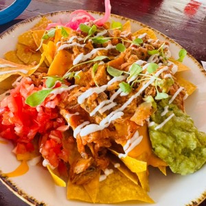 Nachos de Pulled Pork ahumado