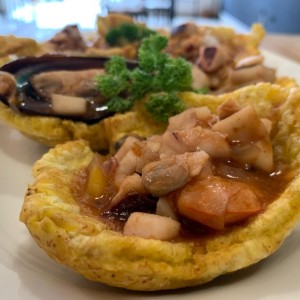 Patacones rellenos 