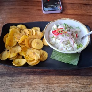 Ceviches - Alioli de Cilantro