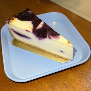 Cheesecake de blueberry