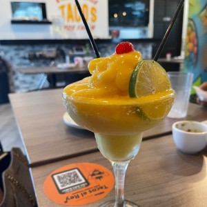 Margarita frozen de maracuya