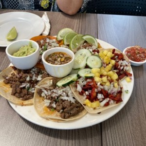 Bandeja de taco mixta