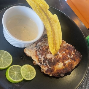 Corvina a la plancha