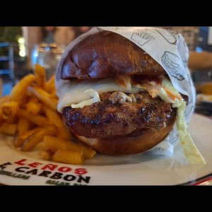 HAMBURGUESA LEÑOS & CARBÓN ANGUS USDA CHOICE