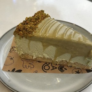 Cheesecake de pistacho