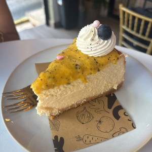 Postres - Cheesecake de maracuya