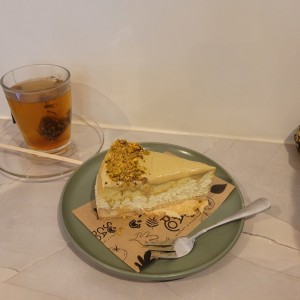 Postres - Cheesecake de Pistacho