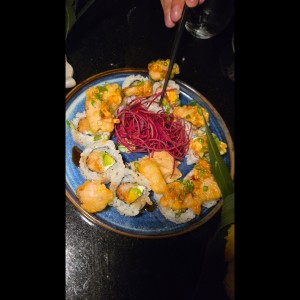 sushi- shrimp tempura
