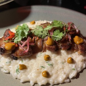 Risotto de porkbelly