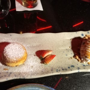 Fondant de chocolate blanco