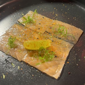 Tiradito de salmon