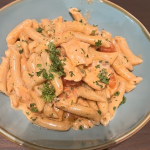 Salsa rosada con salmon