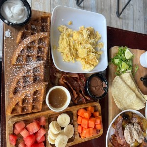 Waffle board