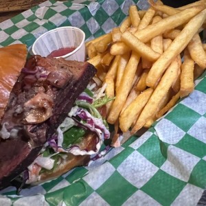 Hamburguesa con brisket