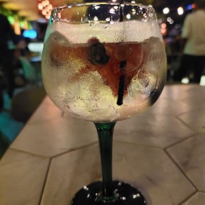 Gyn con frutos rojos