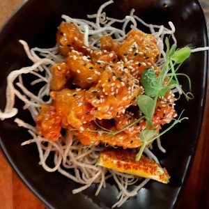 Camarones tempura