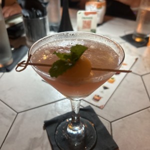 Ginger lychee martini