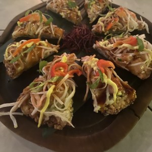Sushi pizza