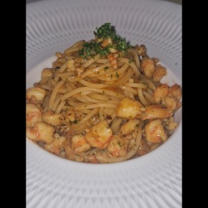 Spaghetti Al Gambero Truffato