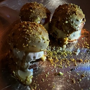 Postre de pistacho