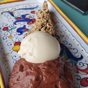 postre de chocolate sin harina
