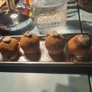 Arancini con hongos