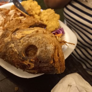 Pargo frito