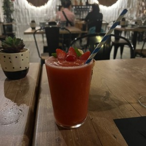 Jugo de fresa