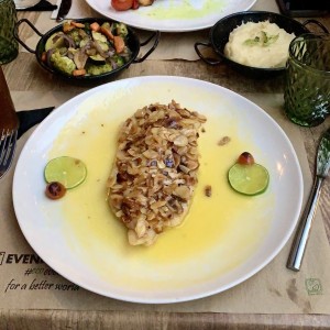 Lenguado con almendras a la Menier