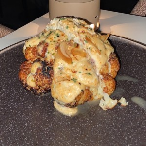 *Cauliflower rostizado al Josper