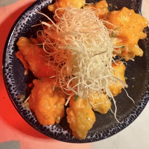 Camarones tempura