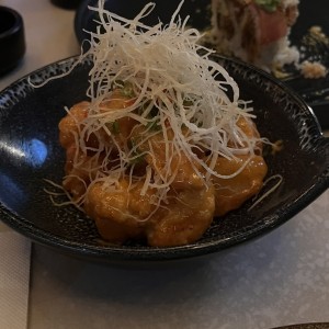 Camarones tempura