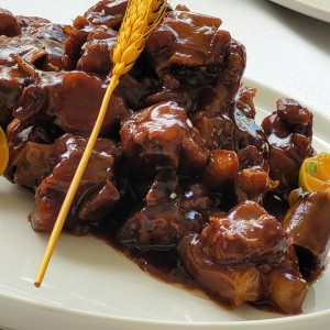 costilla cerdo agridulce