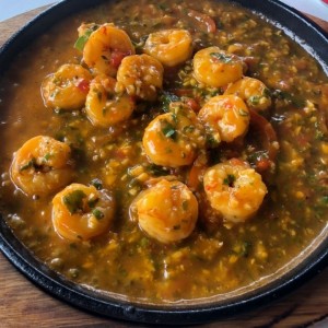 camarones al ajillo