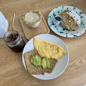 Pancake de pistacho