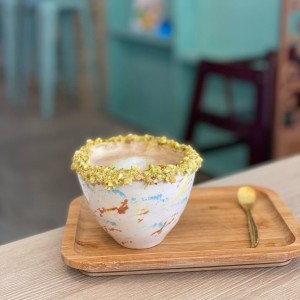 Capuchino de pistachios
