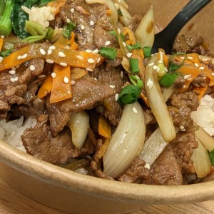 bulgogi con arroz jasmin
